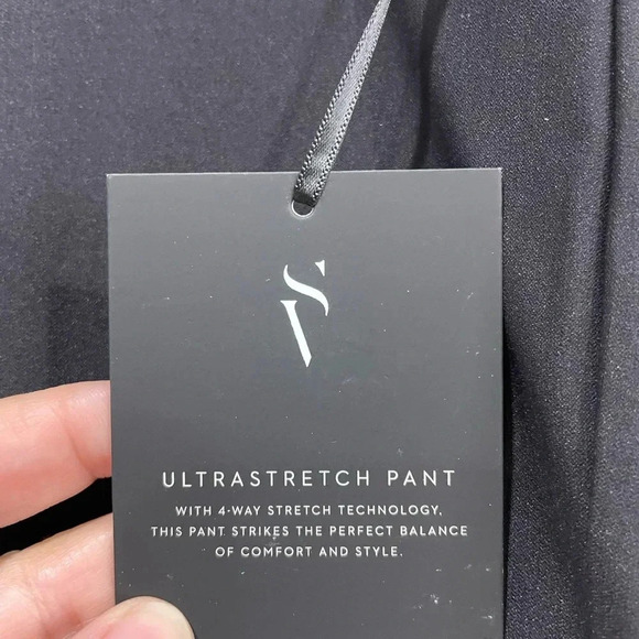 Simply Vera Wang Large Bootcut Mid-Rise Pants Everyday Luxury UltraStretch Black - Picture 2 of 10